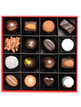 Luxury Gift Box: 16 handmade bonbons and truffles - Classic Collection
