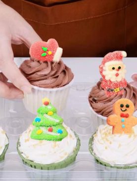 Jolly Christmas Cupcakes Set