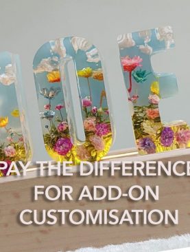 Additional Figurine Charges for Add-on Customisation (Pay Difference)