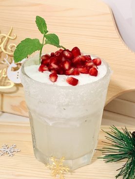 White Christmas Mojito or White Christmas Iced Fruit Tea