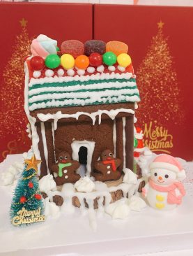 Limited Edition Let It Snow Gingerbread House Design C