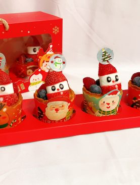 Merry Christmas German Pudding Tart Gift Box
