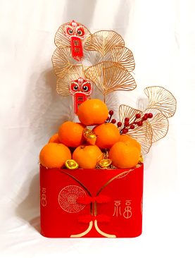 SOLD OUT! Thriving Prosperity Auspicious Bucket Hamper – Chinese Knot Fook
